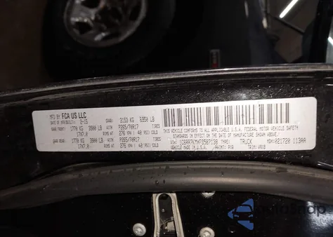 2015 Ram 1500 Tradesman from USA, damaged, VIN 1C6RR7KMXFS587138